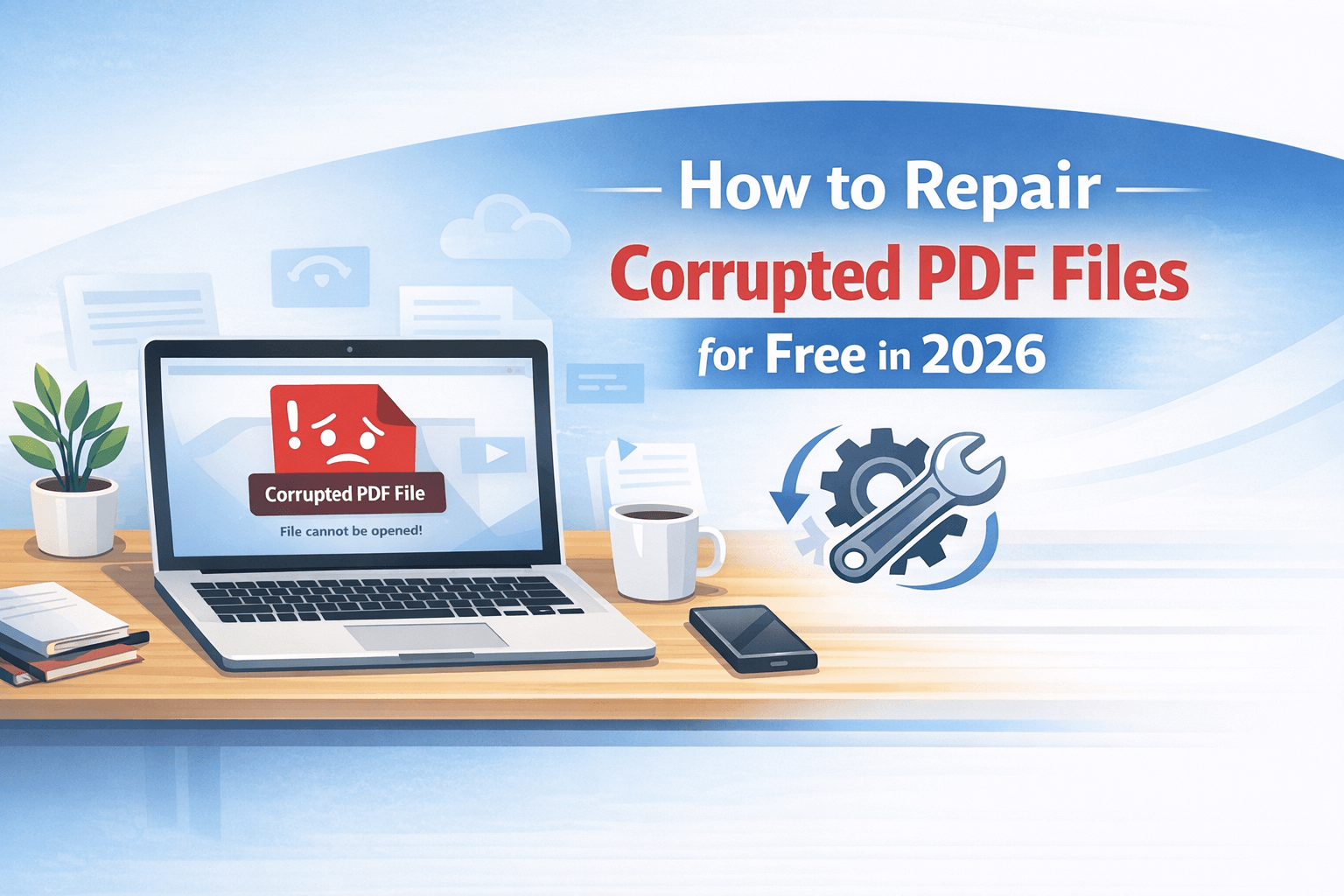 How to Repair Corrupted PDF Files for Free (Complete 2026 Guide)